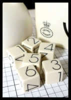 Dice : Dice - 6D - Georg Jensen White Dice - Ebay Fab 2014